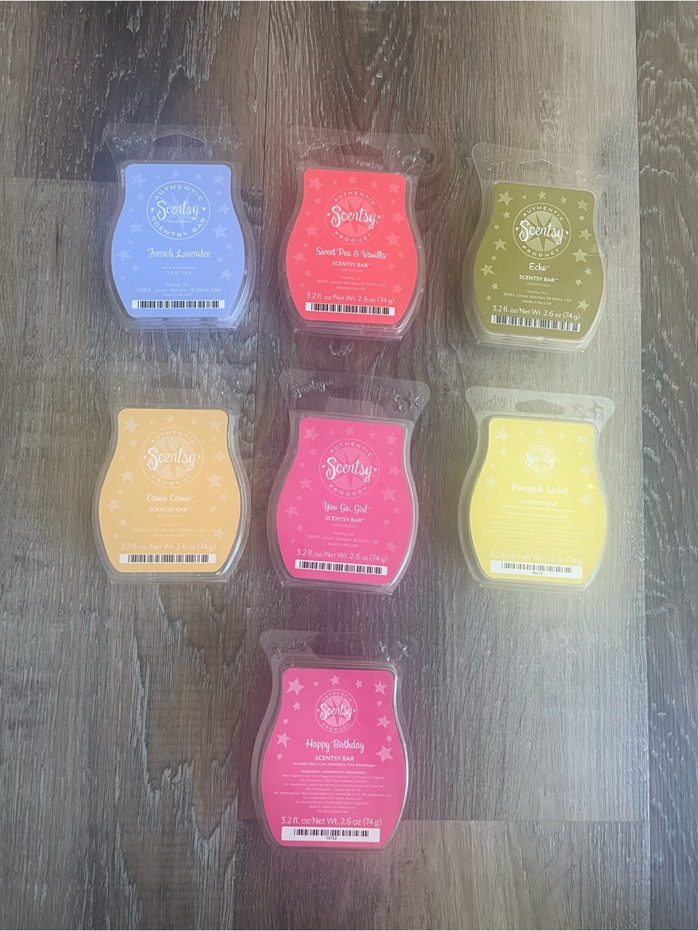 7 Scentsy PARTIAL Wax Bars